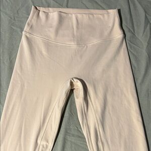 Elegant Cream Women's Leggings
